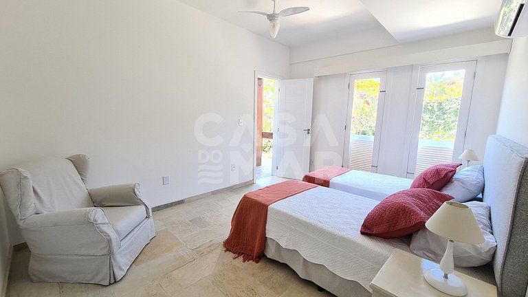 Uma casa maravilhosa e com a vista mais incrível na praia da