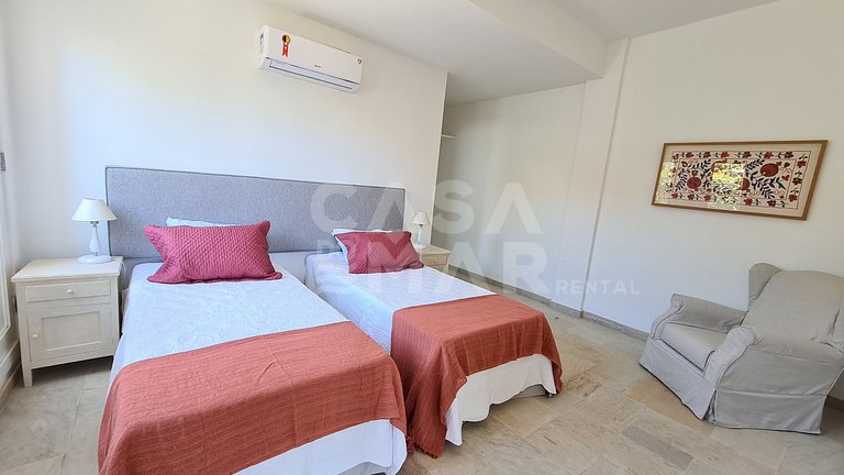 Uma casa maravilhosa e com a vista mais incrível na praia da