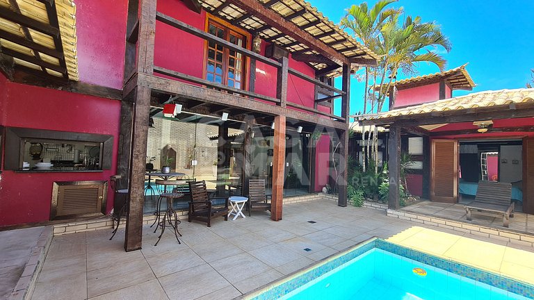 House in condominium with private pool, 50 meters from mangu
