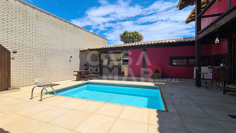 House in condominium with private pool, 50 meters from mangu