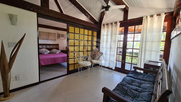 House in condominium with private pool, 50 meters from mangu