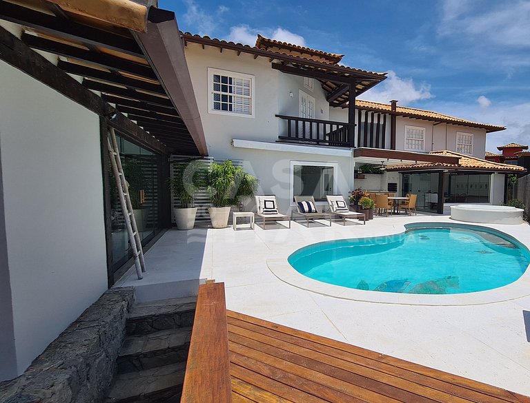 Búzios, piscina, churrasqueira, condomínio, frente mar