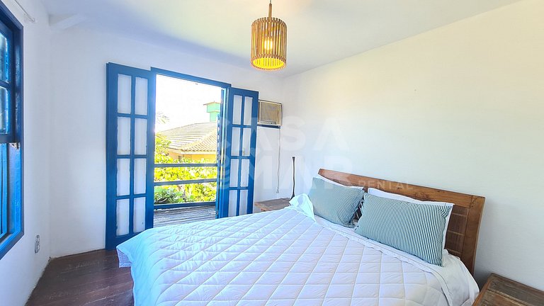 Beautiful fisherman style house, standing on the sand on the