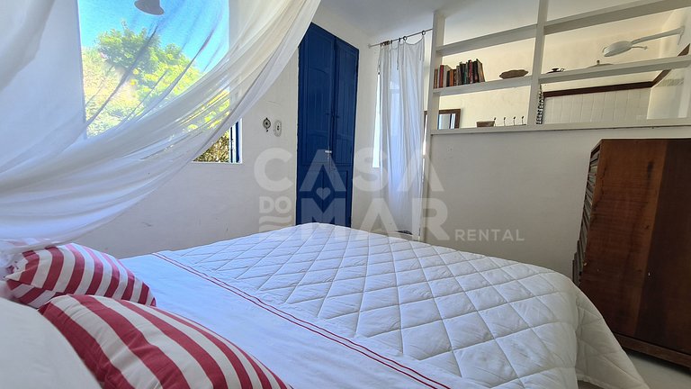 Beautiful fisherman style house, standing on the sand on the