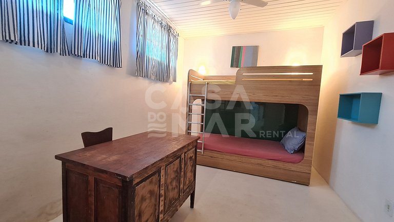 Beautiful fisherman style house, standing on the sand on the