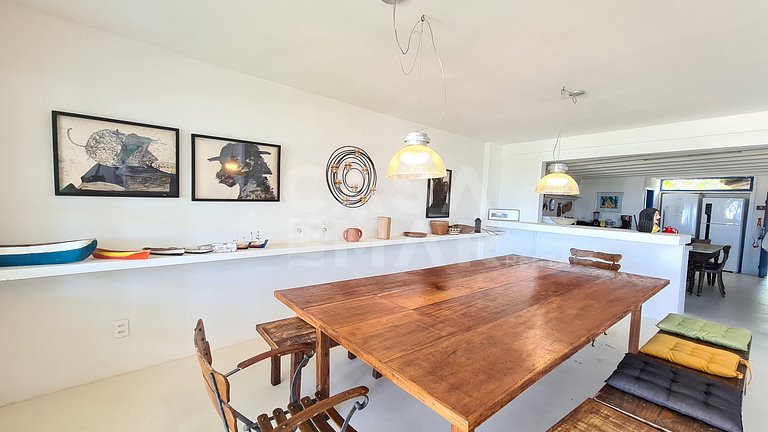 Beautiful fisherman style house, standing on the sand on the