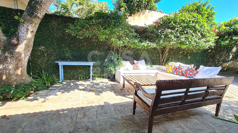 Beautiful fisherman style house, standing on the sand on the