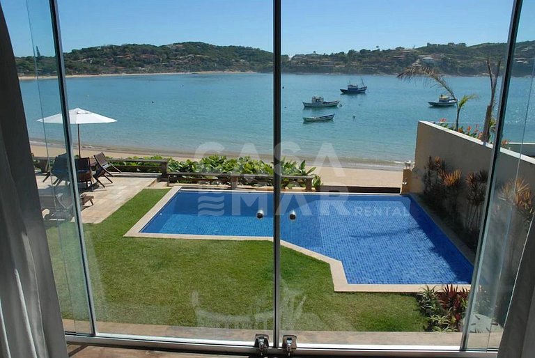Lindíssima Casa Pé na Areia da Praia da Ferradura, com mais
