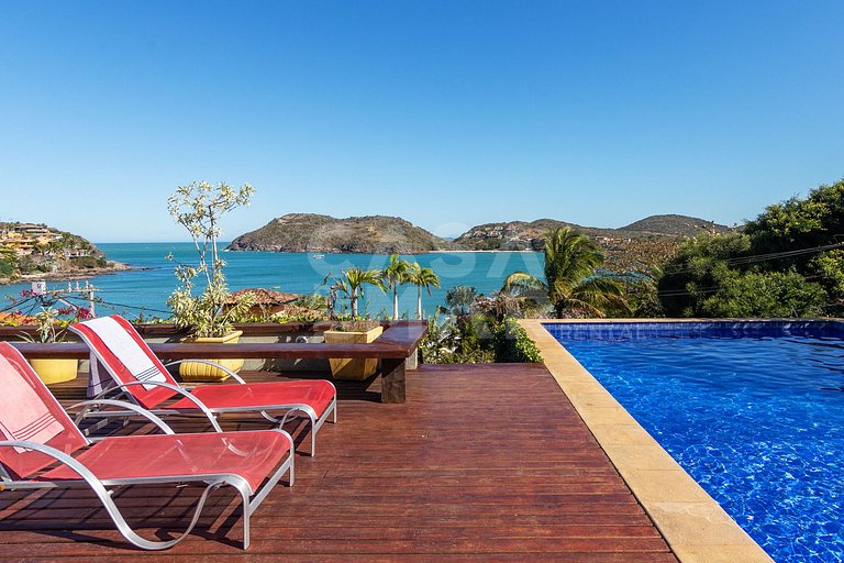 Beautiful house with 8 suites, and paradisiacal view of Ferr