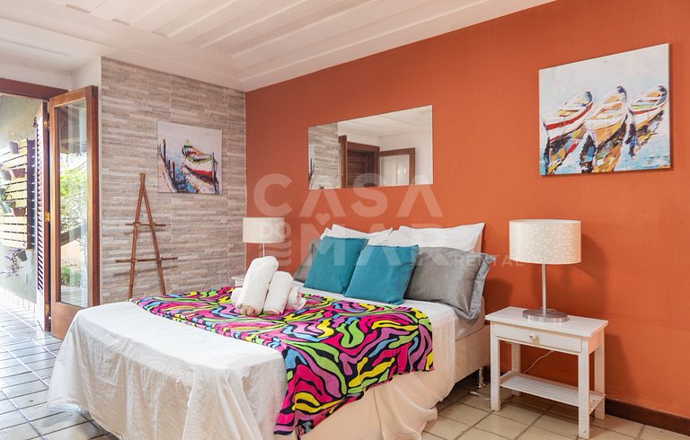 Linda casa com 8 suítes, e vista paradisíaca da praia da Fer