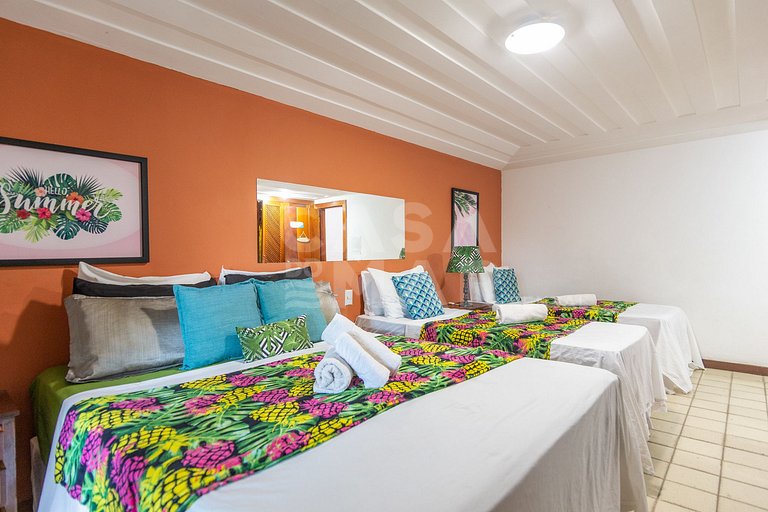Linda casa com 8 suítes, e vista paradisíaca da praia da Fer