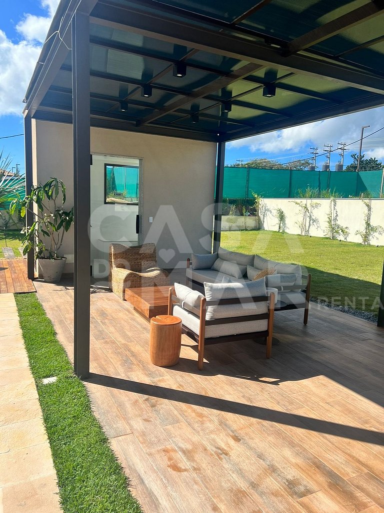 Linda casa de praia, com 4 suítes, completíssima, no melhor