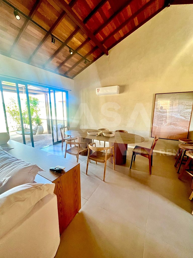 Beautiful beach house, with 4 suites, very complete, in the