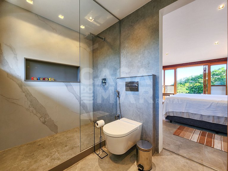 Beautiful house, at the top of Búzios, with an enchanting vi