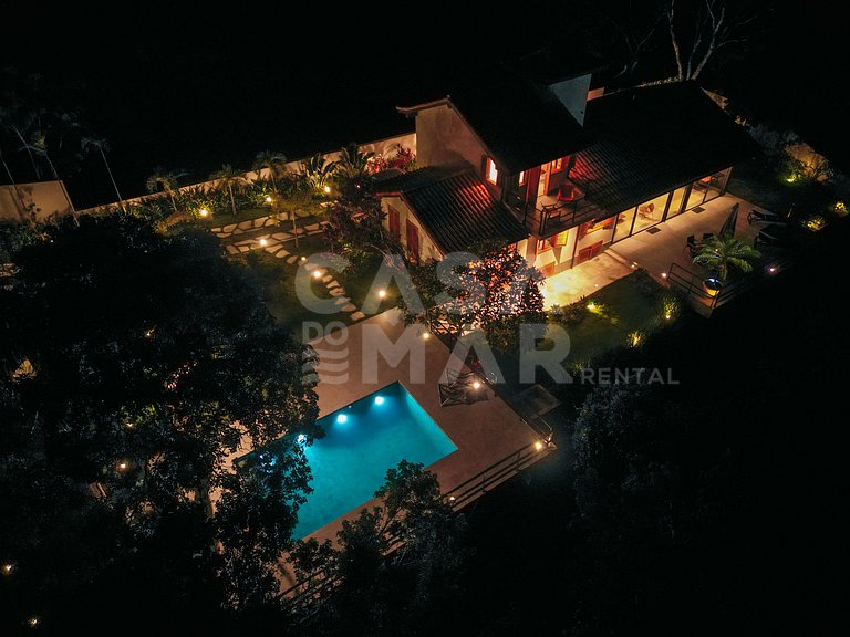 Beautiful house, at the top of Búzios, with an enchanting vi