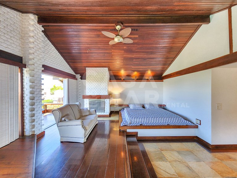 Linda casa com cinco suítes, no melhor condomínio de Geribá,