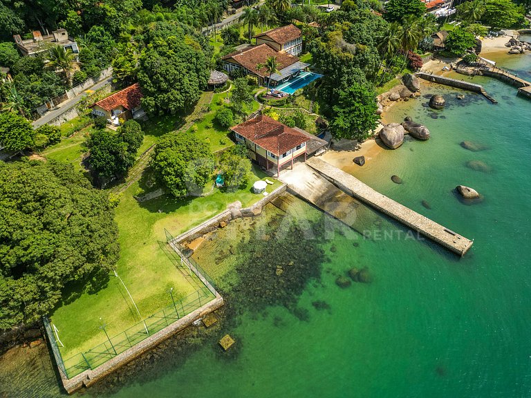 praia privativa, Angra, Angra dos Reis, casa com 12 suítes