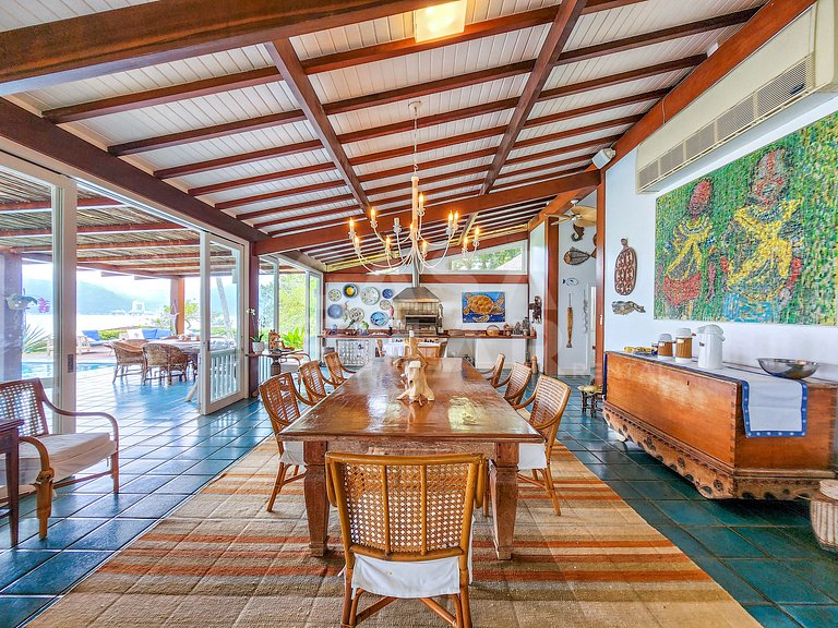 praia privativa, Angra, Angra dos Reis, casa com 12 suítes