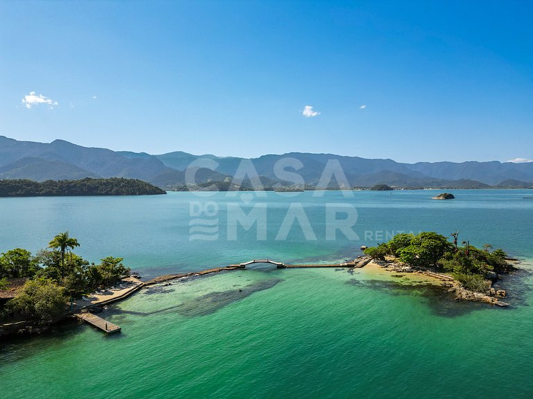Magnífica ilha paradisíaca, em Angra dos Reis