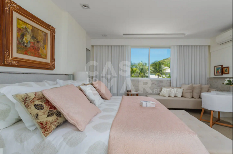 Linda casa com cinco suítes, em condomínio de alto luxo