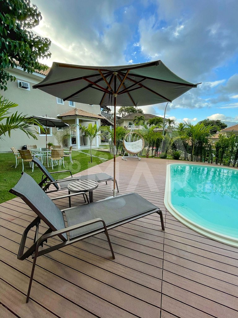 Beautiful house with 4 bedrooms, swimming pool, barbecue, in