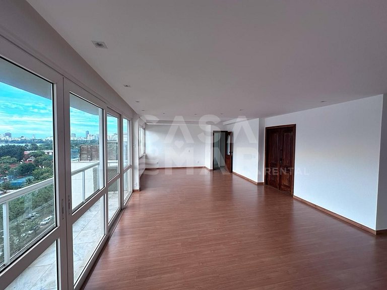 Apartamento com 3 quartos, e vista panorâmica da Lagoa
