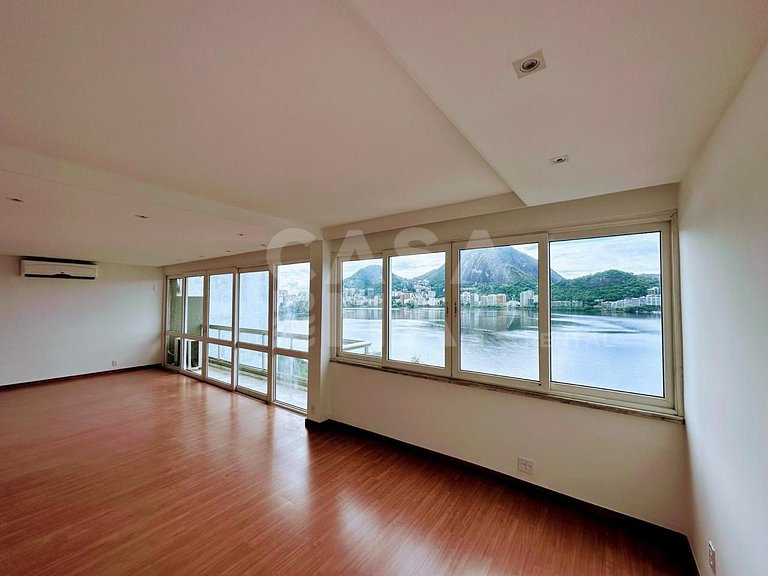 Apartamento com 3 quartos, e vista panorâmica da Lagoa