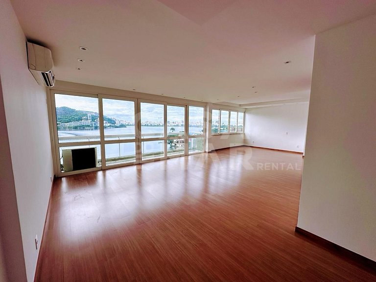Apartamento com 3 quartos, e vista panorâmica da Lagoa